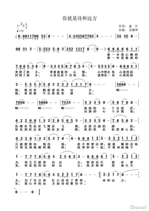 诗歌我多想，诗歌我多想见到你远方的亲人歌词-图1