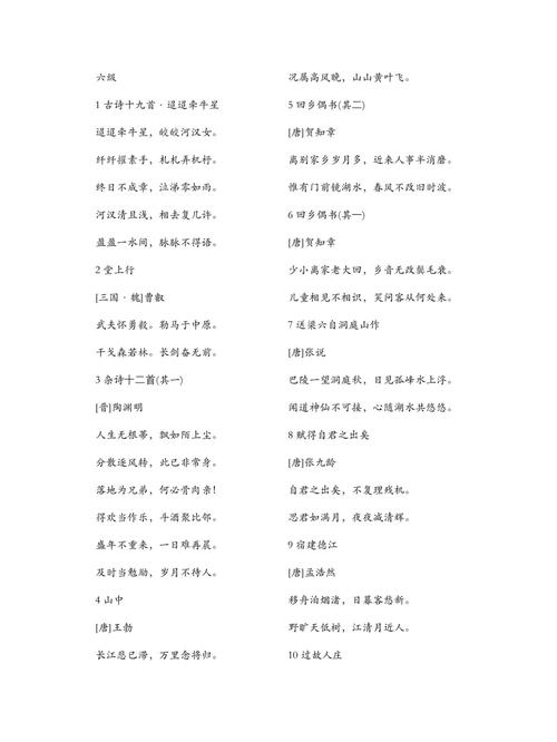 小学生六年级诗歌-图1