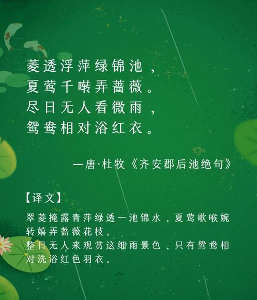 夏诗里藏着怎样的蝉鸣与星？-图2