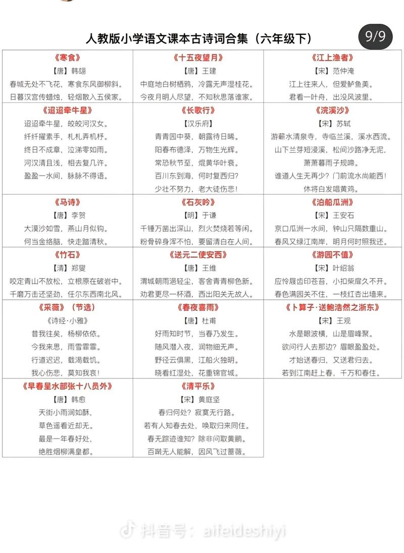 诗歌六人各有何风？-图2