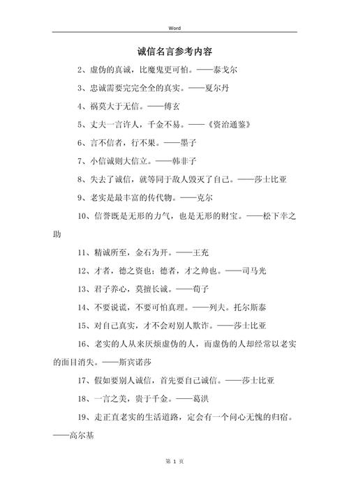 诚信名言为何能流传千古？-图2