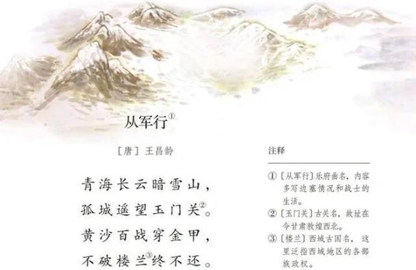 诗歌送人从军为何情？-图2
