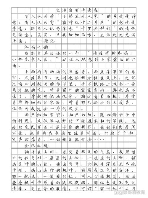 初三诗歌作文如何写出彩？-图3