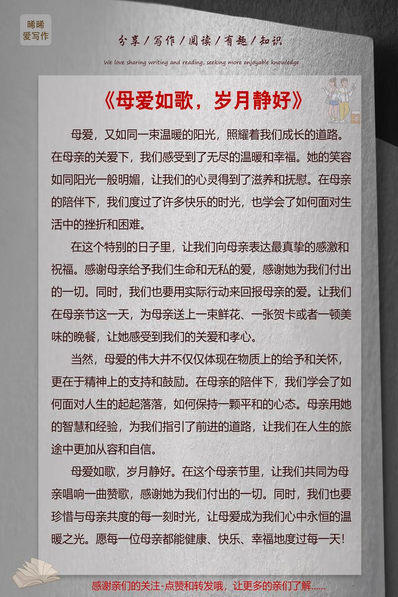 诗歌母亲作文-图2