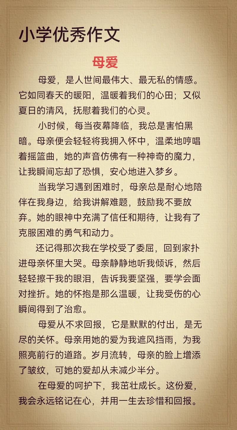 诗歌母亲作文-图1