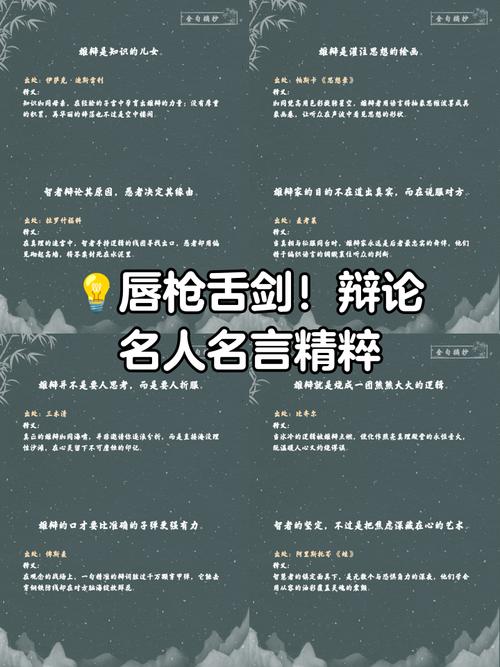 辩论赛名言如何妙用？-图2