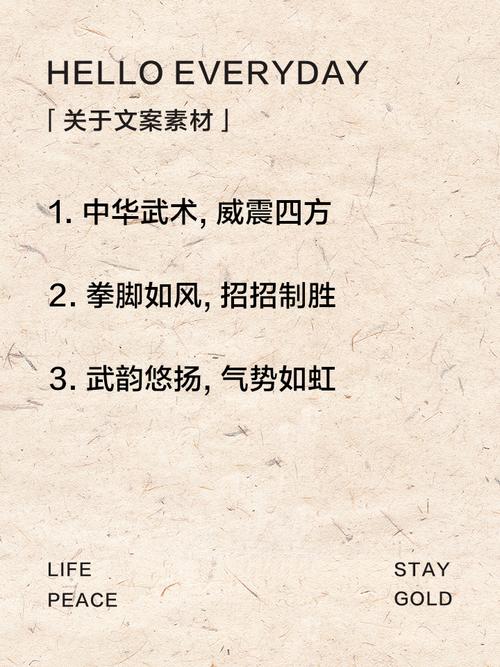 武术精神名言，核心内涵为何？-图1