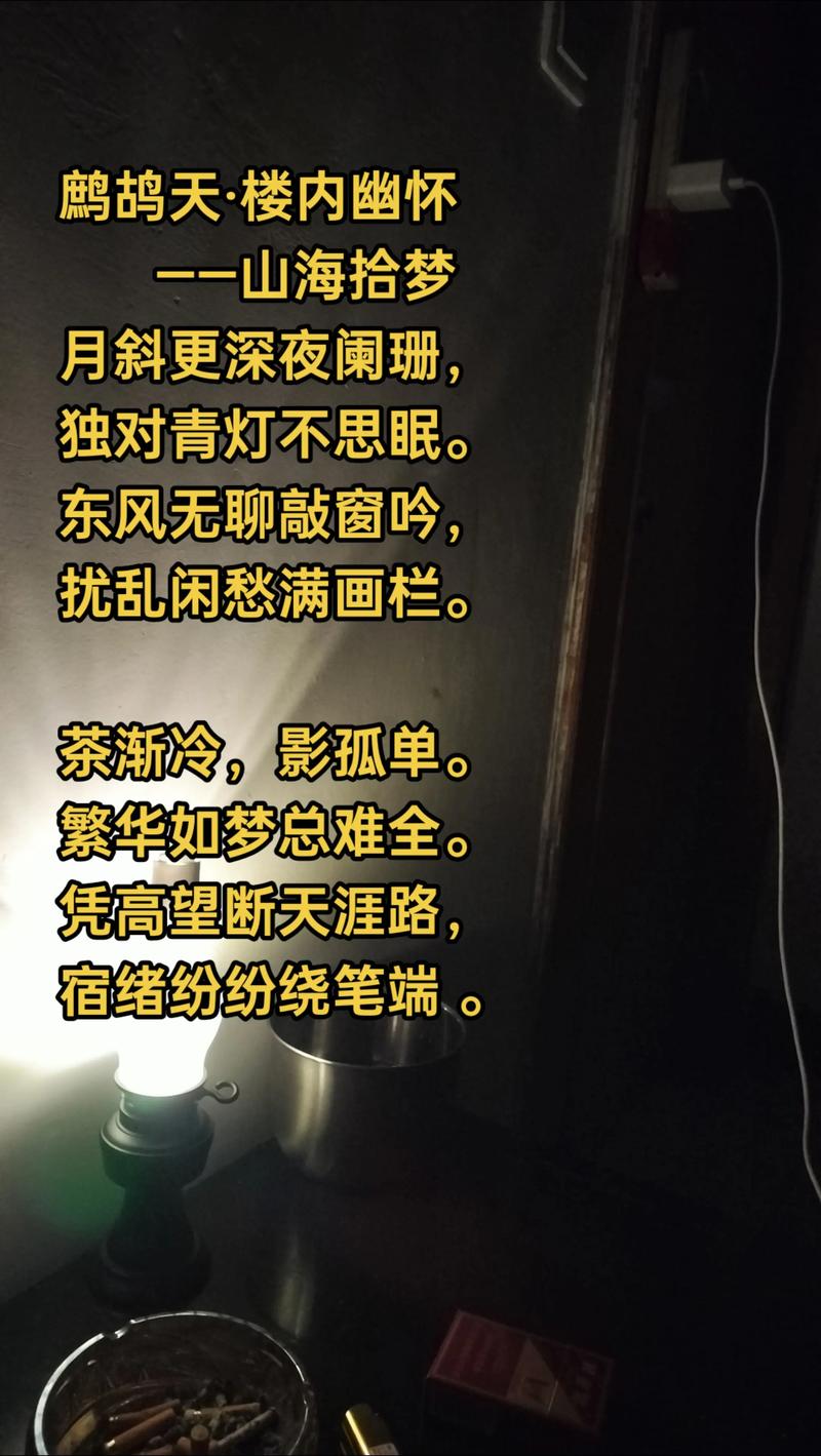 夜随笔诗，心事何解？-图1