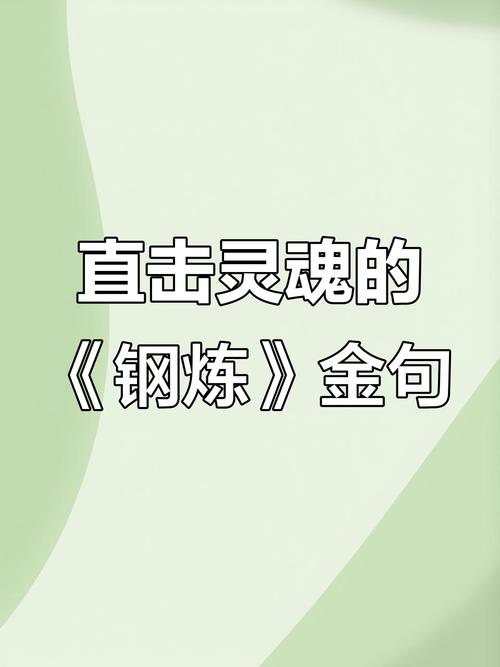 钢铁是怎样炼成的名言是什么？-图3
